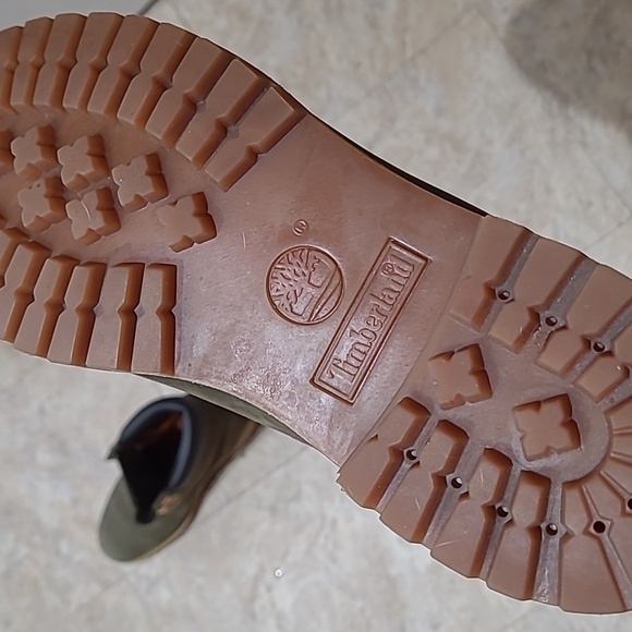 Men's Olive Green Timberland Boots - Picture 5 of 7